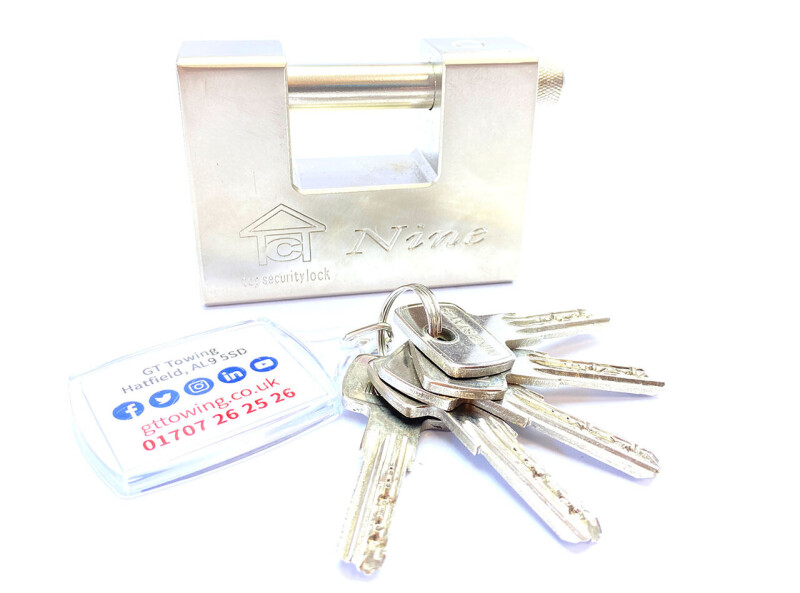 Closed Shackle High Security Armour Plated Chain / Container Padlock