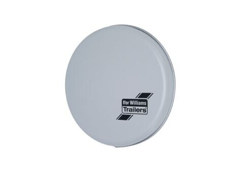 Ifor Williams Silver Spare Wheel Cover - P0885