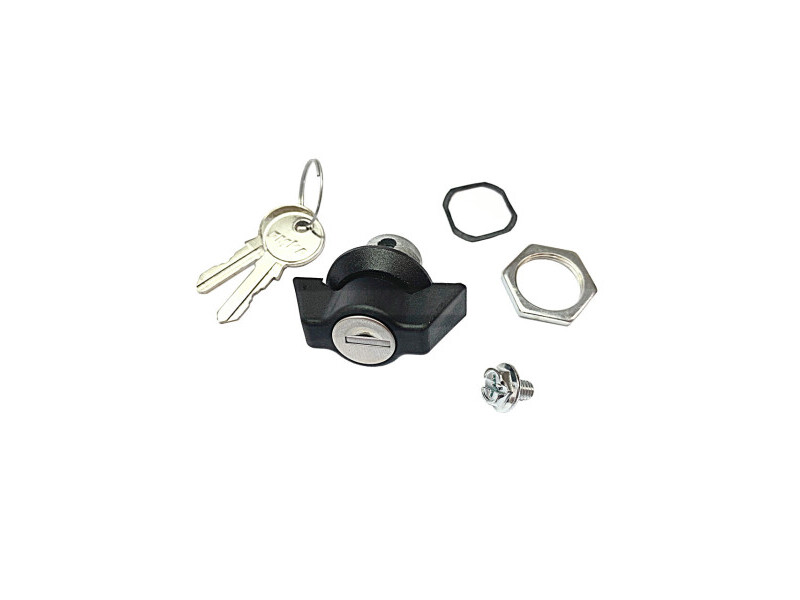 Ifor Williams Tipper Toolbox Black Handle Lock & Keys - P10565