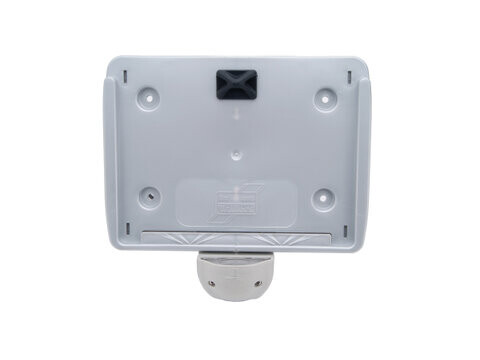 Ifor Williams Silver Square Number Plate Holder with Light - P1822