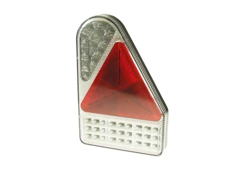 Maypole Right Hand 12-24v LED 6 Function Triangle Combination Trailer Light - MP8605BR