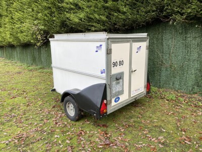 Ifor Williams BV64e Unbraked Single Axle Enclosed Trailer Rear