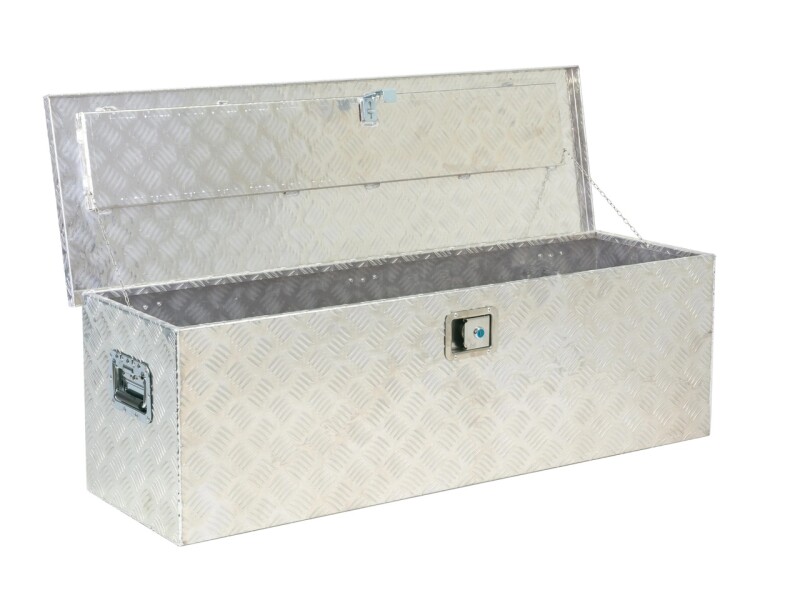 Large Aluminium Ali Chequer Plate Toolbox