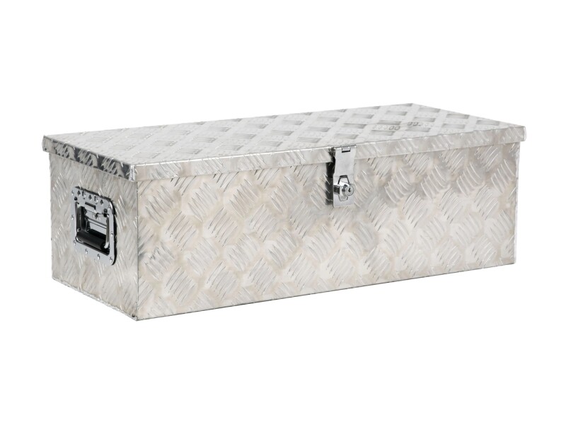 Medium Aluminium Ali Chequer Plate Toolbox