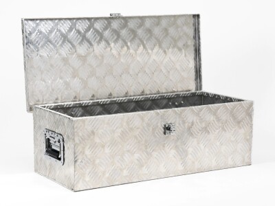Medium Aluminium Ali Chequer Plate Toolbox