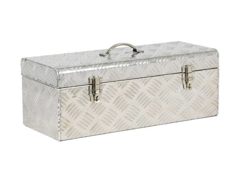 Small Aluminium Ali Chequer Plate Toolbox