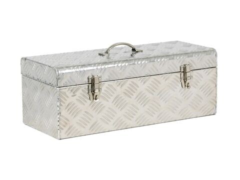 Small Aluminium Ali Chequer Plate Toolbox