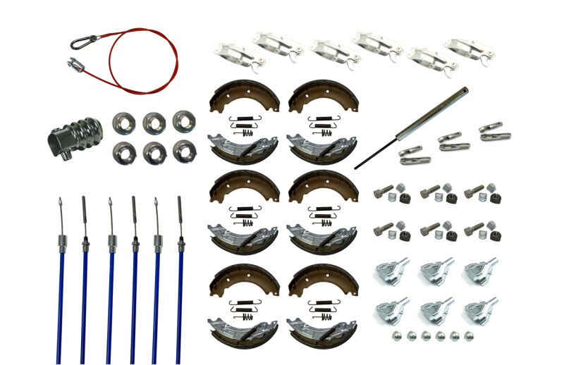 Genuine Ifor Williams Tri-Axle Full Brake Service Kit