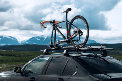 Thule Topride with bike on the top