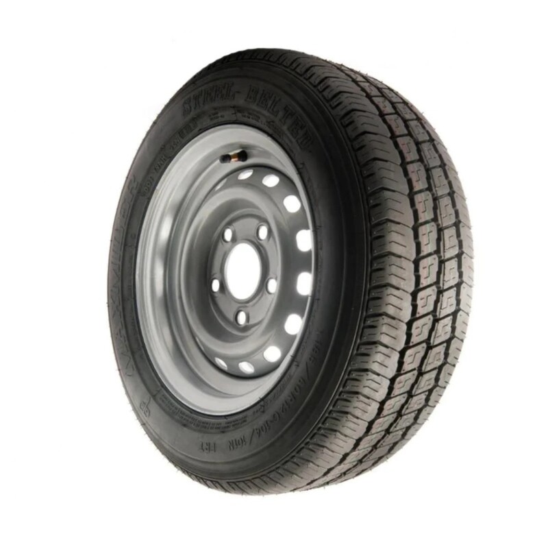 195/60 R12 10Ply Tyre fitted onto a 12" 5 Stud 112mm PCD Rim