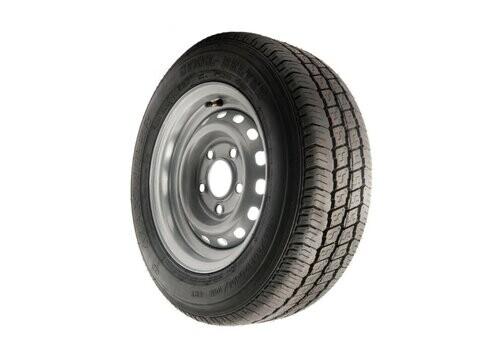 195/60 R12 10Ply Tyre fitted onto a 12" 5 Stud 112mm PCD Rim