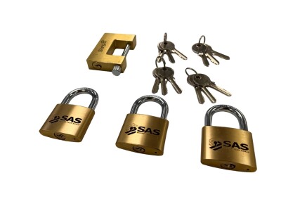 Ifor Williams BV Enclosed Trailer Rear Ramp & Door High Security Padlock Set