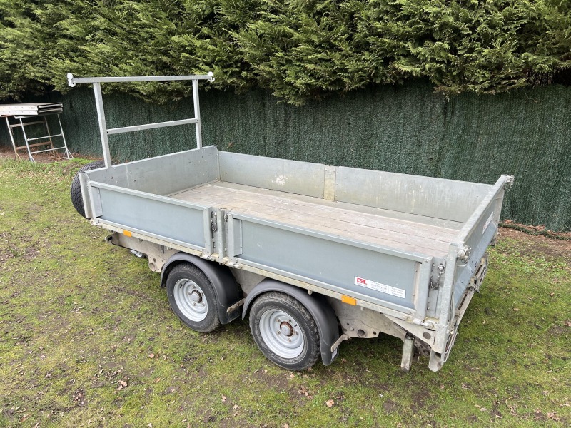 Used Ifor Williams TT3017 Tipper Tipping 3500kg Trailer with Aluminium Ramps