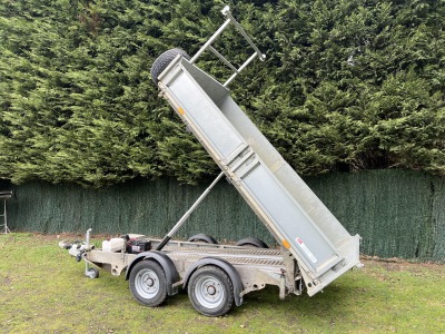 Used Ifor Williams TT3017 Tipper Tipping 3500kg Trailer with Aluminium Ramps