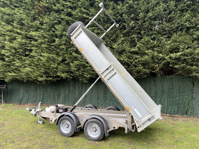 Used Ifor Williams TT3017 Tipper Tipping 3500kg Trailer with Aluminium Ramps
