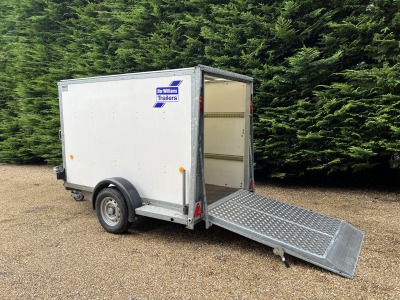 Used Ifor Williams BV84G Enclosed Box Van Trailer with Ramp / Doors