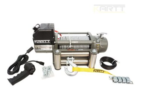 Kartt 9500lbs 12v Electric Trailer Winch Steel Wire - WK95012W