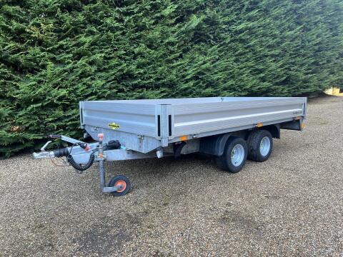 Used Humbaur 3.10m x 1.65m Flatbed Dropside Trailer
