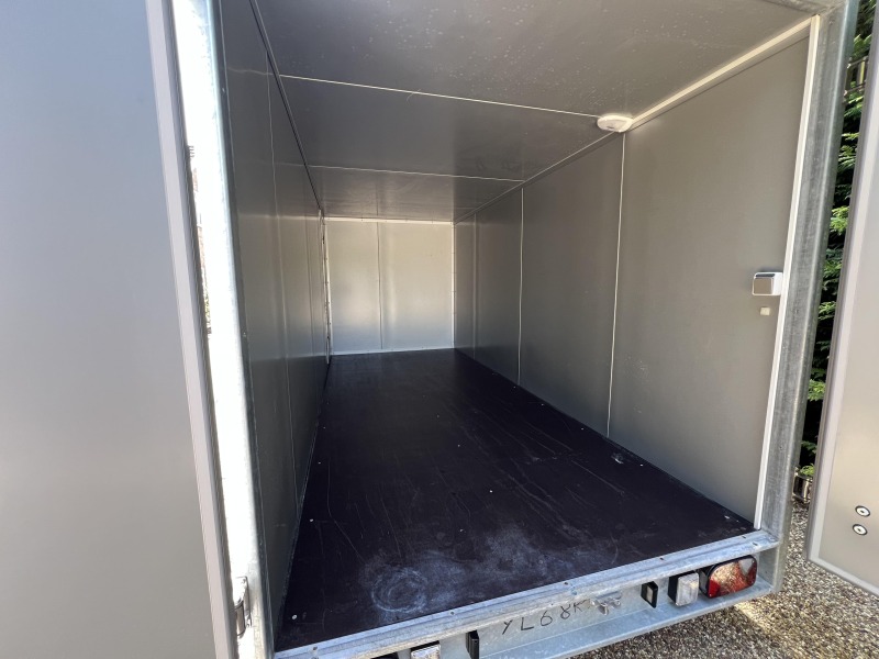 Used Humbaur 4.5m x 1.74m Enclosed Double Insulated Box Trailer