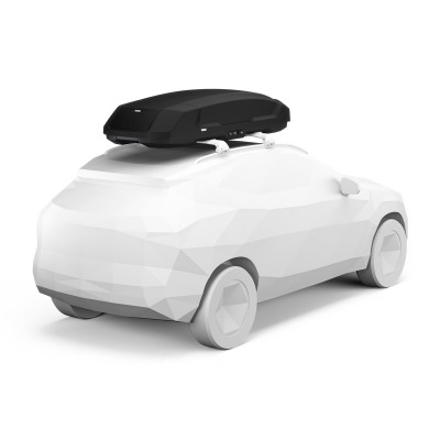 Thule Force 3 XL rear side view on roof of car