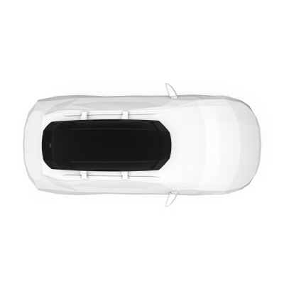Thule Force 3 XL top view on roof of car