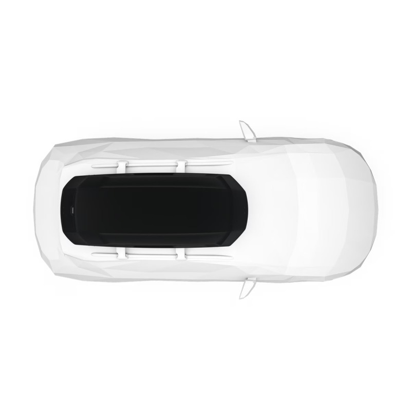 Thule Force 3 XL top view on roof of car
