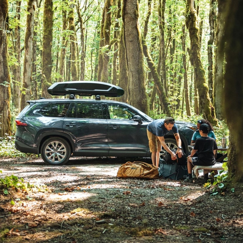 Thule Force 3 XL side view on car