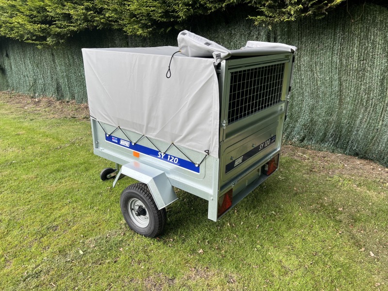 Used Maypole MP6812 Luggage / Baggage Trailer with Mesh Sides & Cover