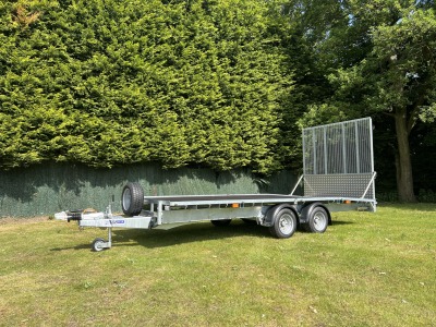 Ifor Williams LM166B Beavertail Flat Bed Trailer with Ramp