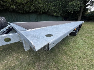  Ifor Williams TB5521-353 Tri-Axle Tiltbed Trailer with Ramps Side Lashing Point