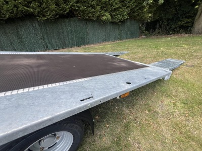  Ifor Williams TB5521-353 Tri-Axle Tiltbed Trailer with Ramps Side Tiled Rear