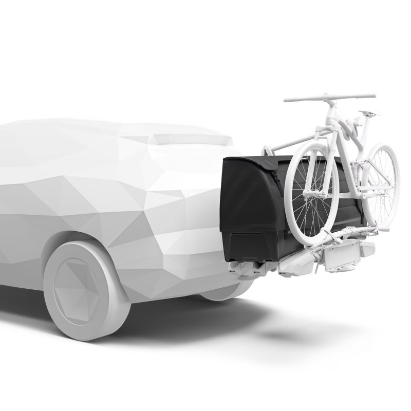 Thule Onto 2 for Easyfold 3 with bike on bike carrier