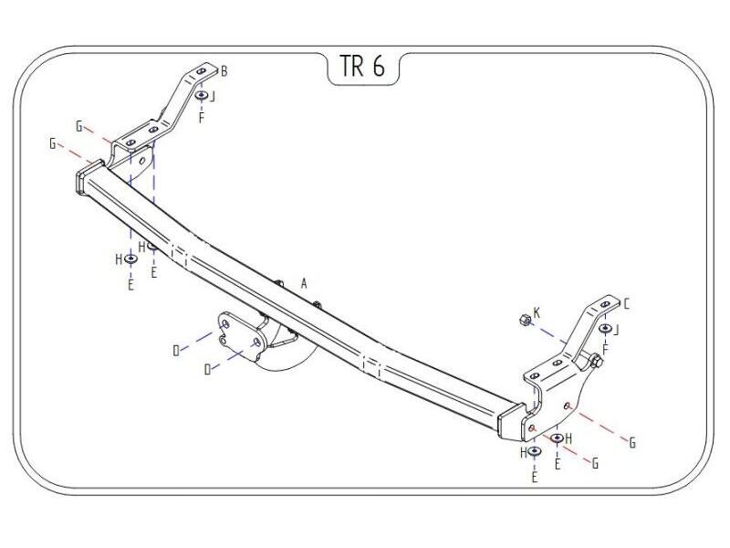 Tow-Trust Mercedes Citan Towbar [2012 - 2021] - TR6