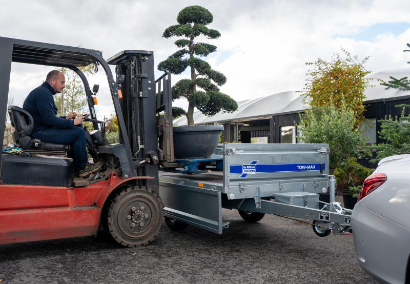 Ifor Williams TM071-2514 Unbraked Tow-Max Trailer Fork Lift Loading