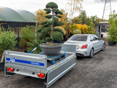 Ifor Williams TM071-2514 Unbraked Tow-Max Trailer Finished Strapping and Loading