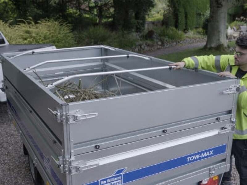 Ifor Williams Tow-Max Trailer Telescopic Tarpaulin Cover Support Part - KX5E021