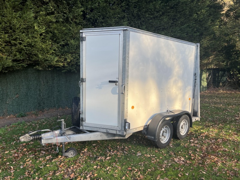 Used Ifor Williams BV85G 8x5x6 enclosed box trailer with combination ramp/door