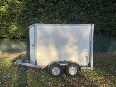 Used Ifor Williams BV85G 8x5x6 enclosed box trailer with combination ramp/door