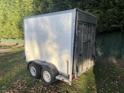 Used Ifor Williams BV85G 8x5x6 enclosed box trailer with combination ramp/door