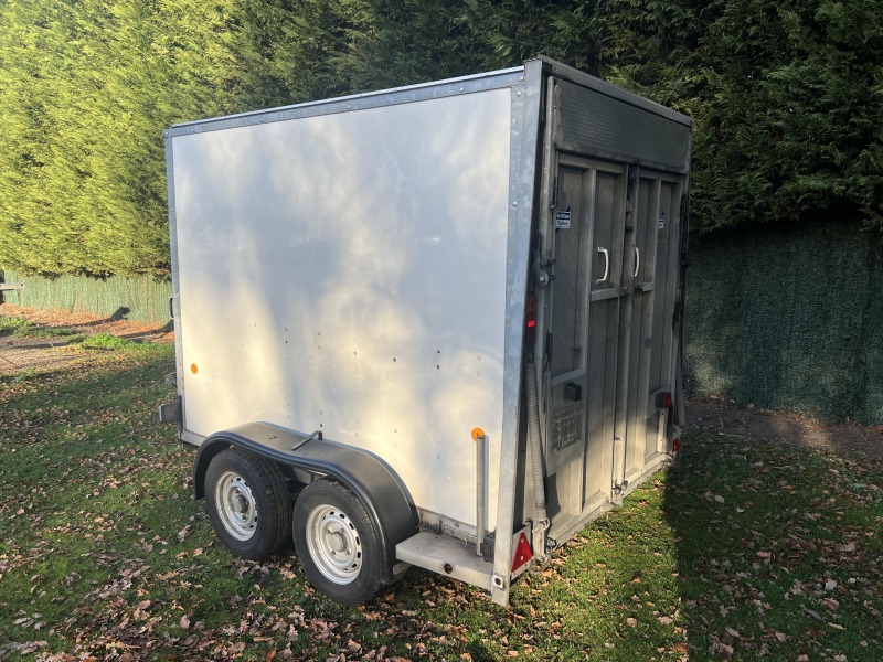 Used Ifor Williams BV85G 8x5x6 enclosed box trailer with combination ramp/door