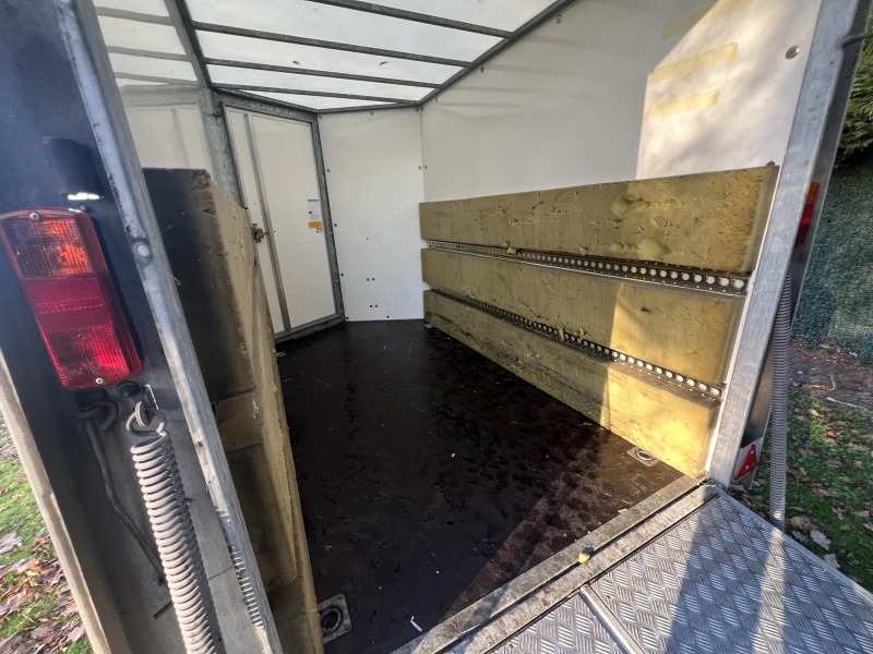 Used Ifor Williams BV85G 8x5x6 enclosed box trailer with combination ramp/door