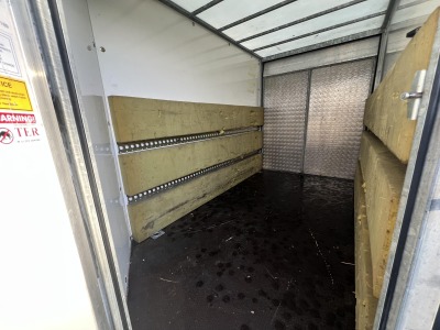 Used Ifor Williams BV85G 8x5x6 enclosed box trailer with combination ramp/door