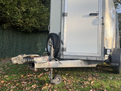 Used Ifor Williams BV85G 8x5x6 enclosed box trailer with combination ramp/door