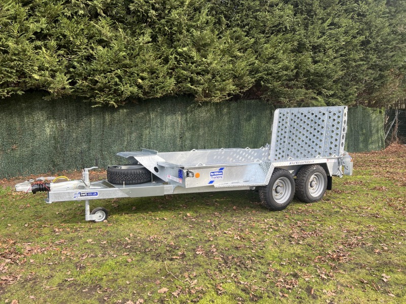 Ifor Williams GH1054 steel floor plant trailer