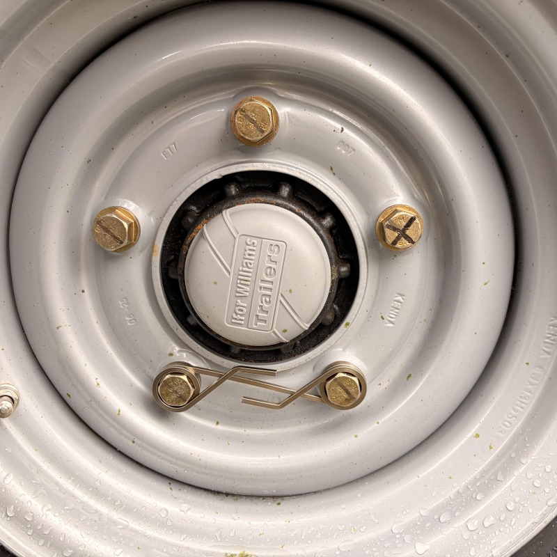 Genuine Ifor Williams 5 Bolt Safety Wheel Checklock Indicator Marker - P1911