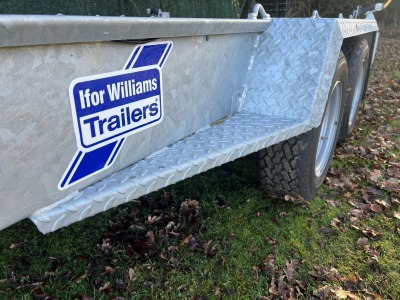 Ifor Williams GH106 Plant Trailer with Fixed Loading Skid Ramps