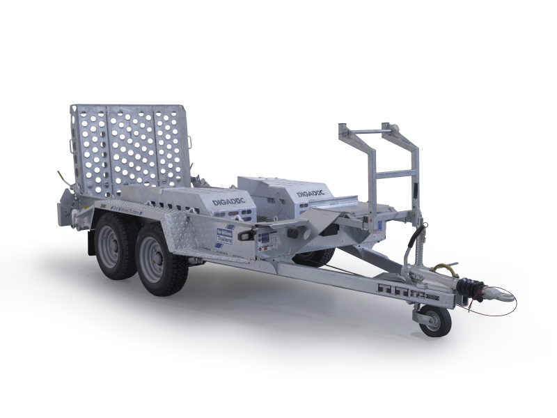 Ifor Williams GH1054 Plant DIGADOC&reg; Trailer With 3'9" Ramp