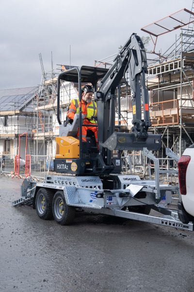 Ifor Williams DIGADOC GH94 Plant Trailer Loading