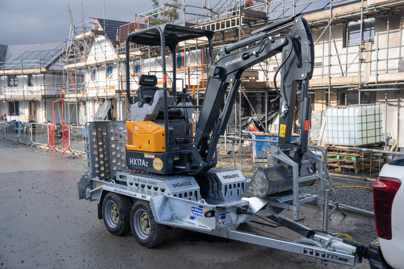 Ifor Williams DIGADOC GH94 Plant Trailer Secured