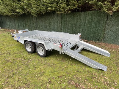Ifor Williams GH1054 Plant Trailer With Skids and HD Steel Floor
